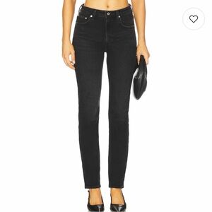 Citizens Of Humanity Black Straight Leg Jeans